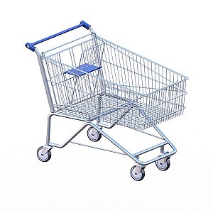 Carrinho 200 Litros Tampa Cadeirinha