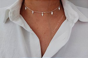 CHOKER TRIÂNGULOS