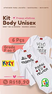 KIT BODY FRASES AFETIVAS