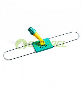 Armação em metal dobravél c/ base plástica verde/amarelo p/ mop pó 40cm x 12cm TTS ref. 801