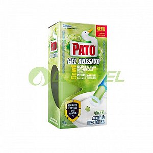 Odorização Pato Disco Odorizador Gel Adesivo p/ sanitário Citrus 6RF