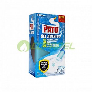 Odorização Pato Disco Odorizador Gel Adesivo p/ sanitário Marine 6RF