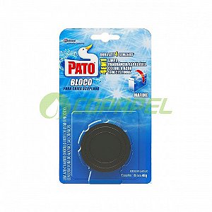 Odorização Pato Bloco Odorizador p/ caixa acoplada Marine 40G