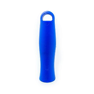 Manopla de plástico Azul p/ cabo Copapel 12x2,4x2,4cm