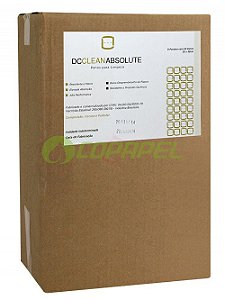 Não tecido branco DC Clean Absolute 50g/m² 30cm x 38cm pacote c/ 50 un Ref. 203663