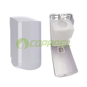 Dispenser Plástico Branco p/ Sabonete Líquido c/ Reservatório 800ml Mazzo