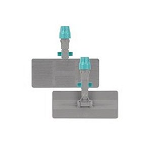 Suporte Minilock Plástico Cinza c/ articulação block p/ fibra e refis velcro 25cm TTS ref. 8700Y