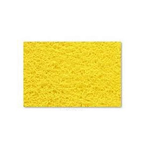 Tapete de vinil amarelo largura fixa 120cm p/ sujeira sólida e médio tráfego Nomad Nobre