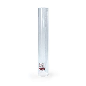 Tubo Acrílico p/ Dispenser Poupa Copo 150-180-200ml Exaccta