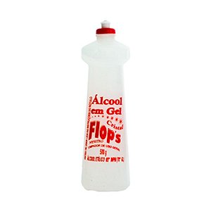 Limpeza Geral Flops 70° INPM Álcool Gel p/ superfícies 500ml