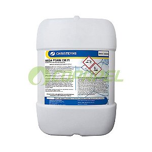 Alimentos e Bebidas Mida Foam 196 FI Detergente Desinfetante Alcalino Clorado p/ uso geral 20L