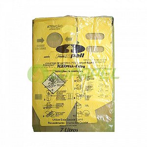 Coletor 7L de papelão p/ resíduos perfurocortantes Extra Flexpell