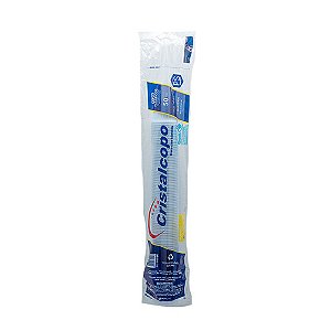 Copo de plástico PS branco p/ café 50ml pacote c/ 100 un Cristalcopo