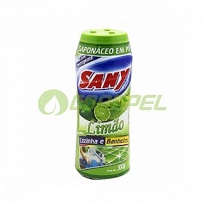 Limpeza Geral Sany Saponáceo Limão Sapólio em Pó p/ superfícies 300GR