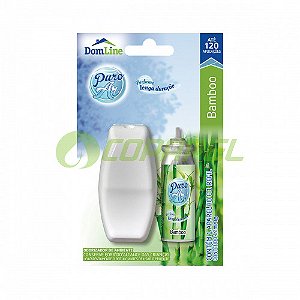 Odorização Aparelho + Refil 12ml Odorizador p/ ambientes Puro Ar Bamboo