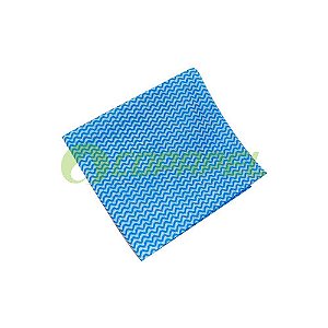 Pano multiuso Azul p/ limpeza de superfícies pacote c/ 05 pçs 30cm x 40cm ref. 8021