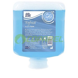 Refil Sabonete Espuma p/ mãos Refresh Azure Bladder 1L Deb Manual ref.686267