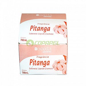 Refil Sabonete Líquido p/ mãos Pitanga Bag 700ml Exaccta ref.E-P700PI