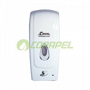 Dispenser Eletrônico Plástico Branco p/ Sabonete Espuma c/ Reservatório 1L SA-1001-ES