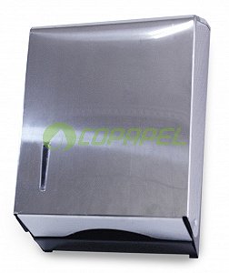 Dispenser Inox p/ Papel Toalha interfolhas 3D TAG