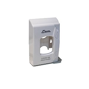 Dispenser Plástico Branco p/ refil saco absorvente Infinity Versatta ref.LIAM 300