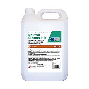 Limpeza Geral Neutral Cleaner HD Detergente Desengraxante p/ superfícies em geral Adpro 5L