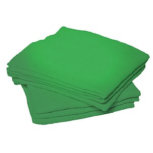 Saco para chão de algodão Verde p/ limpeza geral 45cm x 70cm ref.1040VD