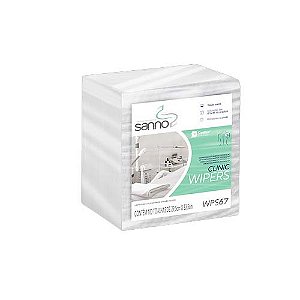 Wiper branco Sanno Clinic 60g/m² 29,5cm x 32,5cm Pacote c/ 100 un WPS67