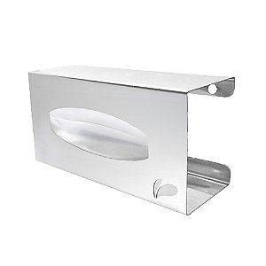 Suporte inox p/ luvas de procedimento 12,5cm x 22,5cm x 6,5cm Biovis