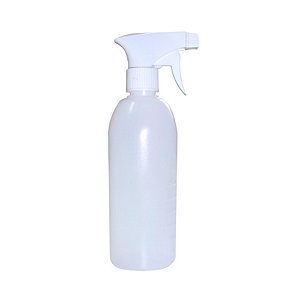 Frasco Pulverizador Plástico Branco c/ gatilho spray  p/ produtos químicos 500ml Copapel ref MVPV0522