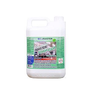 Alimentos e Bebidas Ecomaster Foam Clor Detergente Desengordurante p/ oxidação da Sujidade Protéica 5L