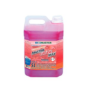 Limpeza Geral Ecomaster Grease Max Detergente Desengraxante p/ remoção Óleo, Graxa e Fuligem de Pisos e Equipamentos 5L