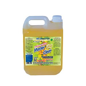 Cozinha Ecomaster Veg Clear Detergente Pré-Lavagem de Frutas, Verduras e Legumes 5L