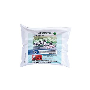 Lavanderia Ecomaster Wash Powder Detergente em Pó p/ Pré-lavagem e Lavagem de Tecidos Algodão e Poliéster 25KG
