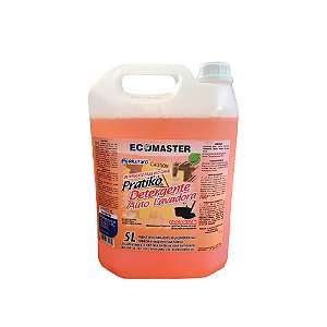 Limpeza Geral Ecomaster Pratiko Det. Auto Lavadora Detergente Concentrado Neutro p/Limpeza de Superfícies em Geral 5L