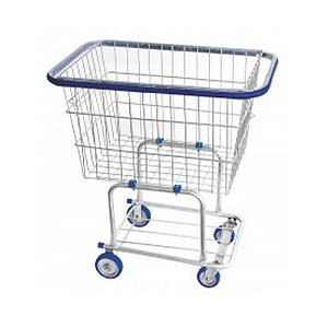 Carrinho em Aço Carbono c/ 4 rodas p/ Condomínios 140L JSN ref. G1