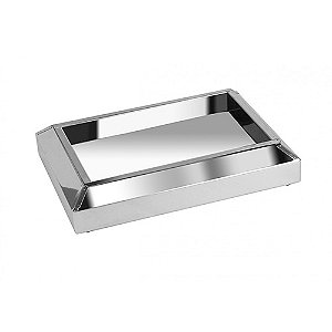 Cinzeiro de Chão em Aço Inox 60cm x 33cm x 23,8cm JSN ref. C10