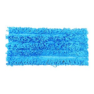 Refil Velcro Azul microfibra - looping p/ lavagem e desinfecção de ambientes 30cm TTS ref. 707MB