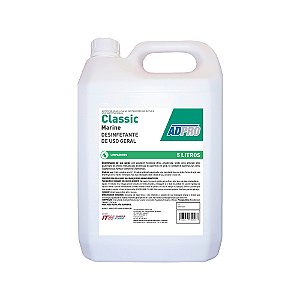 Limpeza Geral Marine Detergente Desinfetante p/ uso geral Adpro Classic 5L