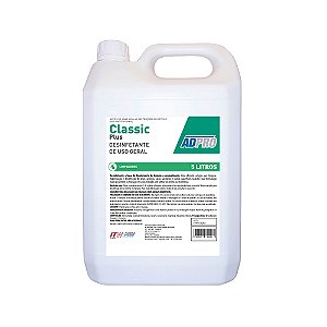 Limpeza Geral Plus Detergente Desinfetante p/ uso geral Adpro Classic 5L