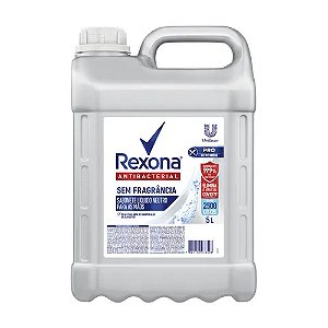 Sabonete Líquido p/ mãos Antibacterial Sem Fragrância 5L Rexona Ref. 68497878