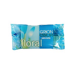 Sabonete em Barra Retangular p/ Hotelaria Floral 15g Grion Ibasa cx c/ 500 un ref.100101020002