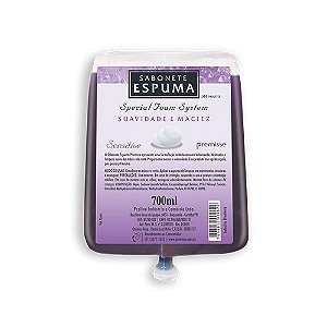 Refil Sabonete Espuma p/mãos e corpo Sensitive 700ml Premisse