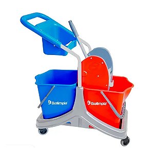 Conjunto Balde Doblô Flex c/ espremedor 50L Bralimpia ref. NY104P