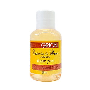 Shampoo Frasco Castanha do Brasil 30ml Grion Isabas  cx c/ 240 un ref.100201010005