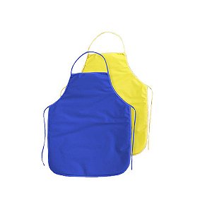 Avental de Corvim com Viés Cores sortidas 68x54cm pct c/ 12 unidades - Flabom - Ref. 4660