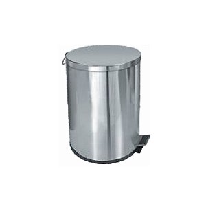 Lixeira 50L em Aço Inox c/ Pedal 61cm x 40cm x 47 cm JSN ref. PI50