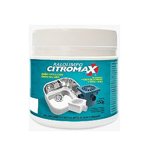 Odorização Citromax Desodorizante em pó a base de enzimas p/ tratamento de pias, ralos e caixas de gordura 150gr