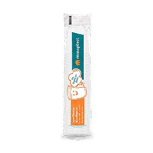 Copo de plástico PS transparente p/café 80ml pacote c/100 un Minaplast