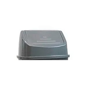 Tampa 50L Cinza basculante 77,5cm x 41cm x 32,5cm Plasvale ref.757TT
